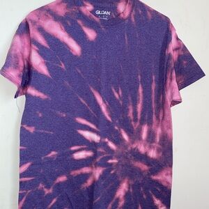 Unisex Reverse Tie-Dye Short Sleeve Tee